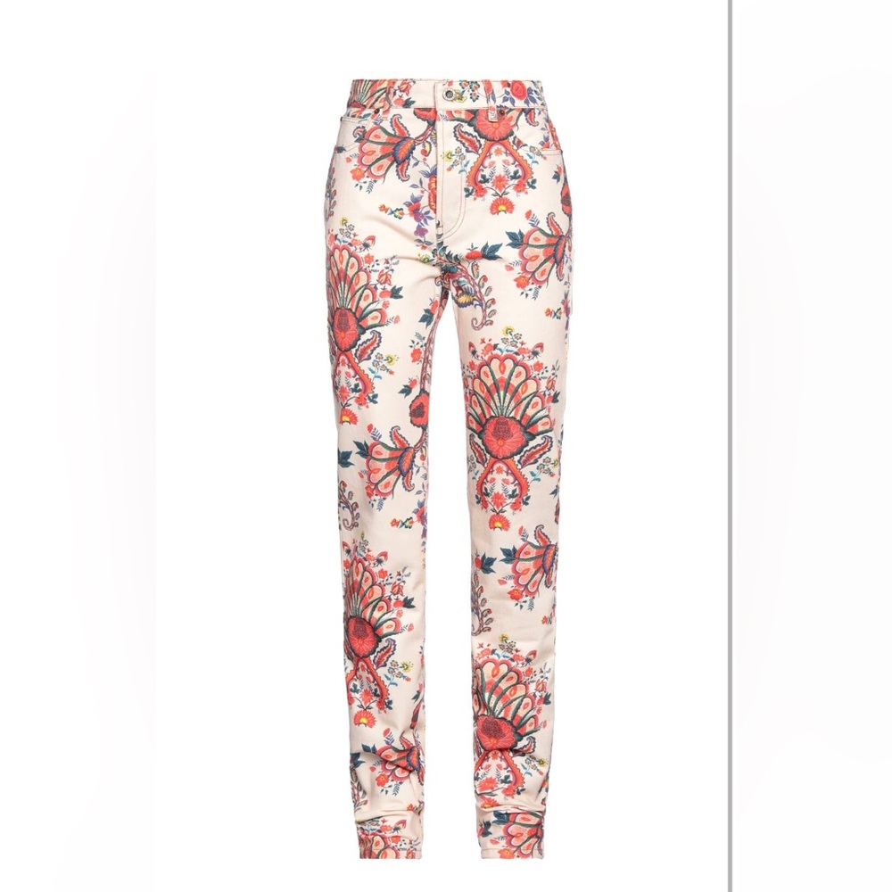 Paco Rabanne Floral Paisley Print jeans - NWT